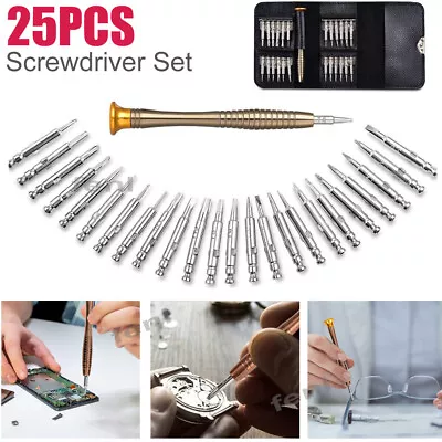 25 In 1 Small Precision Screwdriver Set Repair Kit For PC Laptop Phone Glasses • $5.90