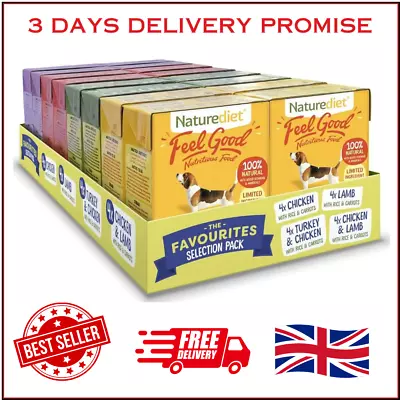 NATUREDIET Feel Good Selection Pack Complete Wet Food 390g (Pack Of 16) Packagi • £22.28