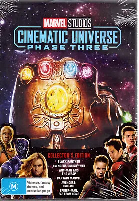 Marvel Studios Cinematic Universe Phase Three 3 Part 2 DVD NEW Region 4 • £13.79