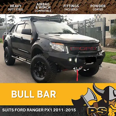 Ps4x4 Bull Bar Rocker Bar To Suit Ford Ranger Px1 2011-2015 • $1199