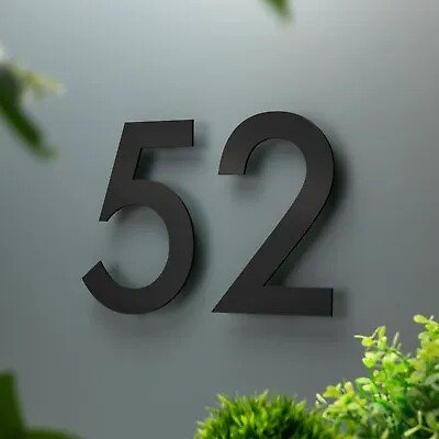 Modern House Numbers Address Signage - Multiple Sizes & Colours Available • $16.17