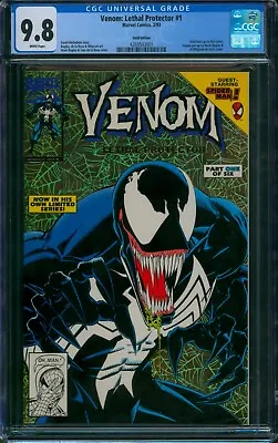 Venom : Lethal Protector #1 GOLD EDITION ⭐ CGC 9.8 ⭐ Variant Cover Marvel 1993 • $1385