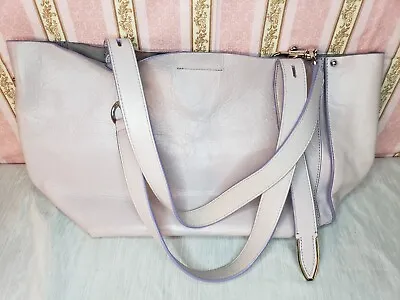 Rebecca Minkoff Women's Lavender Stella Large Leather / Lavender Suede Tote Bag • $40
