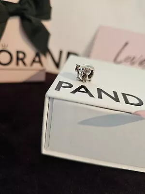 Pandora GENUINE Silver Elephant 🐘 Charm Retired Collectible ✨️ • £11