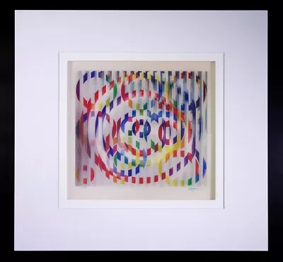 Holographic Lenticular Limited Edition Yaacov Agam   Celebration Carnival  • $1950