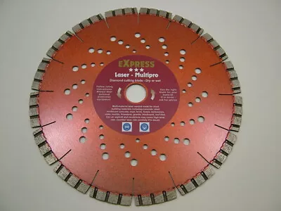 Diamond Blade Disc 300mm (12 ) Laser Welded Cuts Almost Everything Incl.steel • £49.90