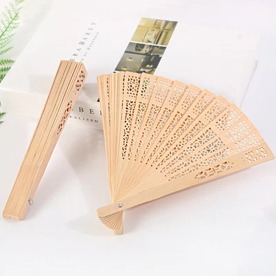$18.13 • Buy  12 Pcs Wood Fan Japanese Hand Chinese Sandalwood Miss Handheld Bamboo