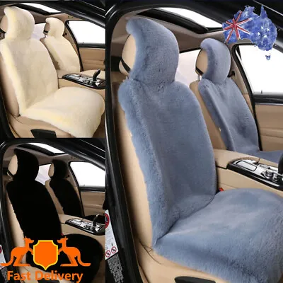 Faux Sheepskin Car Seat Covers Full Set Front For Mazda 6 2 3 Mazda CX3 CX5 CX7 • $104
