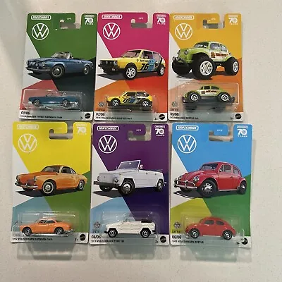 Matchbox 70th Anniversary  Volkswagen 6 Car Set • $35