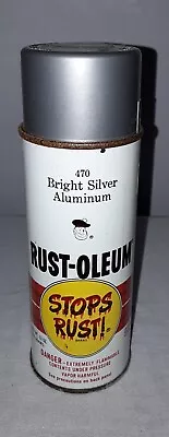 1973 Rust-oleum 470 Bright Silver Aluminum Spray Paint Can Untested Near Full • $149.99