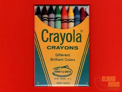 Vintage Crayola Crayons Box Art 2x3  Fridge/locker Magnet • $3.75