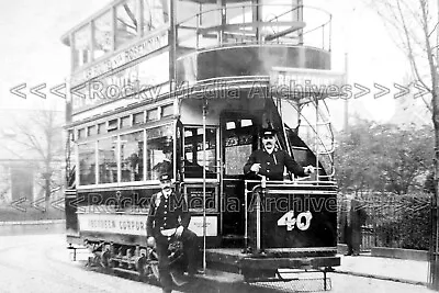 Jbb-42 Aberdeen Corporation Tram No. 40 Scotland. Photo • £3.35