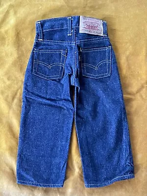 Vintage NOS Levi’s 503ZXX Big E Selvedge Red Line Denim Jeans Age 0 W18 X L14 • $1199