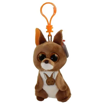 Ty Beanie Boos - KIPPER The Kangeroo (Plastic Key Clip) (3 Inch) Plush Toy MWMTs • $12.95
