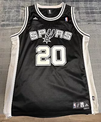 Manu Ginobili Adidas Authentic Spurs Jersey • $50