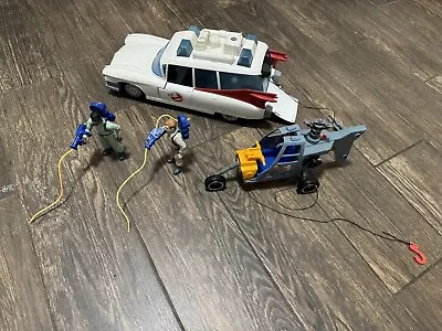 Vintage 1980s Kenner Ghostbusters Ecto 1 Toy Ambulance Car &helicopter • £46.98