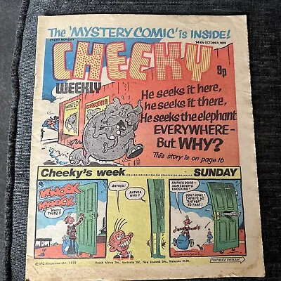 Cheeky Weekly Comic - 14 October 1978 • £3.99