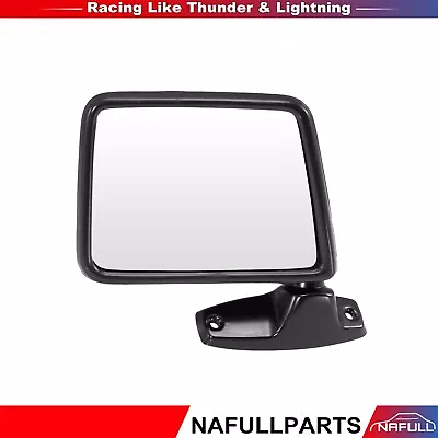 For 1983-1992 Ford RANGER BRONCO II Manual Fold Black Driver Side Mirror New • $16.63