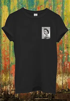 Queen Elizabeth II T Shirt Pocket RIP 1926 2022 Men Women Unisex T-Shirt 2822 • £9.95