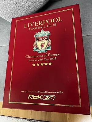 £225 • Buy Liverpool FC 2005 Limited Edition Champions League Final Commemorative Shirt