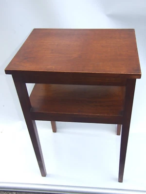 $140 • Buy Antique  Small Occasional /Side 2 Tier Table Solid Maple Australian 1920's