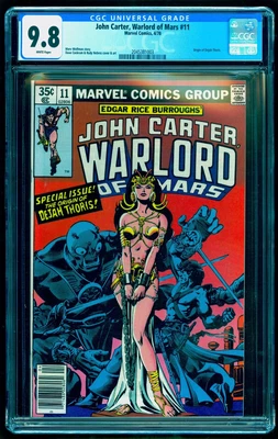 $275 • Buy JOHN CARTER WARLORD OF MARS 11 CGC 9.8 WP 💎 1 Of 38 FEW WP ORIGIN DEJAH THORIS