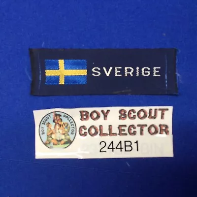 Boy Scout Sverige Sweden International Scout Patch Traded @ NordJamb75 244B1 • $4.99