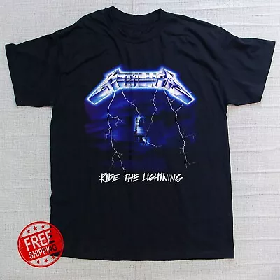 Metallica - Ride The Lightning Album Rock Music T-Shirt S-5XL Free Shipping • $29.99