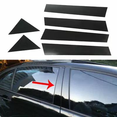 6pcs Set Pillar Posts Door Trim Glossy Black Cover Kit For Dodge Charger 2006-10 • $13.99