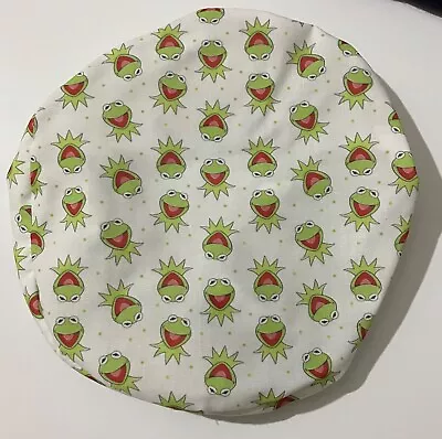 Kermit The Frog Muppets Cartoon Scrub Hat Cap Nurse Doctor BARGAIN Handmade • $5.60