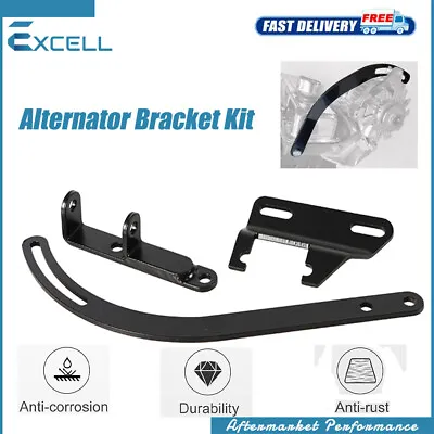 $24.55 • Buy Alternator Bracket Kit Compatible With Small Block Chevy SWP SBC 283 305 327 350