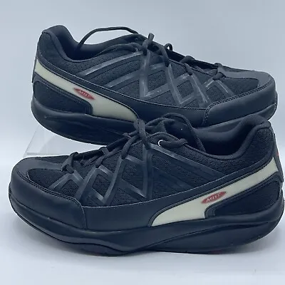 MBT Walking Sneaker Unisex Sport 3 Comfort Width Black M12 EU43 EUC • $59.95