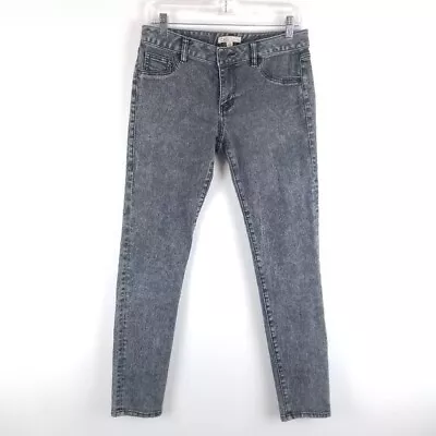 Cabi Jeans Size 4 Black Rain Jegging Stone Wash Skinny #966 Stretch Denim • $17.27