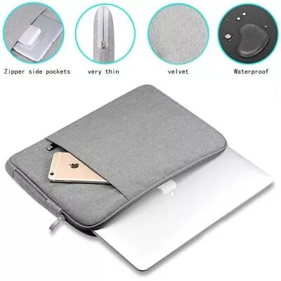 Laptop Sleeve Bag Carry Case Cover Pouch For Macbook Air Pro HP 14-15.6 Inch NEW • £8.27