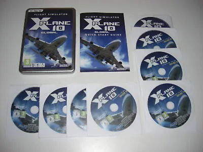 X-PLANE 10 Pc DVD Rom / Apple MAC XPLANE Flight Simulator Sim FAST POST • £19.99