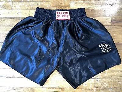 Muay Thai Satin Boxing Shorts XXL Paffen Sport MMA Nylon Shiny Vintage • $46.99