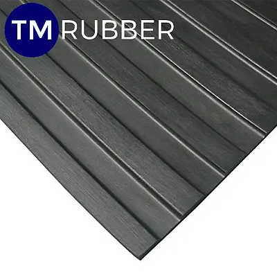 Rubber Big Wide Rib Mat Ute Tray Matting W1800mm X L2500 X D5mm • $190