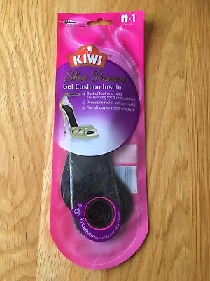 £6.99 • Buy Kiwi Shoe Passion Gel Cushion Insoles For High Heels One Size Party Shoes NEW