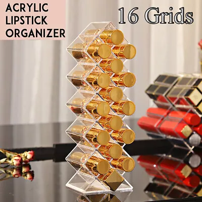 £10.32 • Buy Display Stand Makeup Storage Box Lip Gloss Case Holder Lipstick Organizer Tower