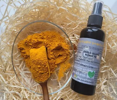 £12.99 • Buy Tumeric Organic Face And Body Oil With Vitamin E And Rosehip Oil Handmade-100ML