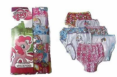 My Little Pony Girls Panties 7-pack Briefs Sizes 2T/3T 4T ADORABLE! NEW • $12.99