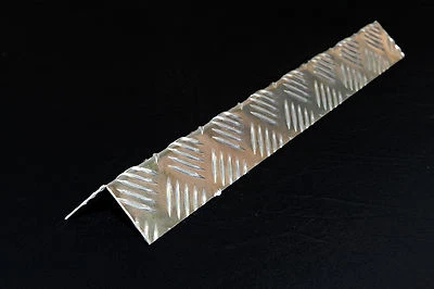 £9.19 • Buy Tread Plate Angle Corner Protection 2mm Thick 90 Degree / Chequer Plate Angle
