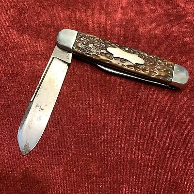 Vintage Knife H. Boker & Co.'s Improved Cutlery Knife C.1869-1914 Bone Handle • $250