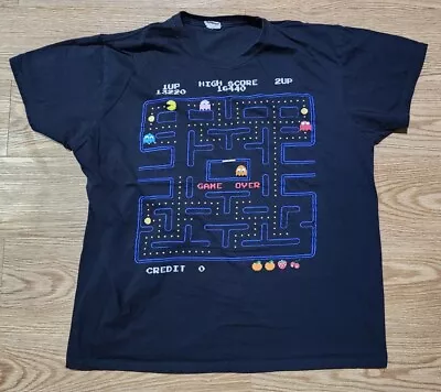 Pac-Man Game Over Graphic T Shirt Size XL • $11.96