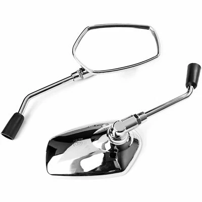 $23.99 • Buy Chrome Motorcycle Mirrors Pair For Victory V92C V92SC V92TC Deluxe Classic
