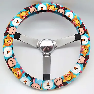 Hand Made Steering Wheel Covers Walt Disney Chibi Mickey Mouse And Friends • $19.98