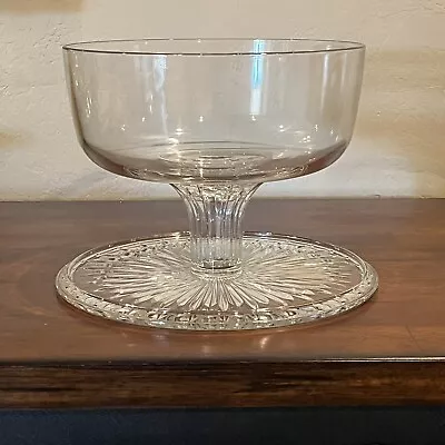 Vintage 12  Pedestal Cake Stand & Dome Patisserie By Circleware Crystal • $55