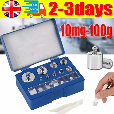 Precision Balance Calibration 10mg-100g Weight Set Kit For Digital Pocket Scale • £7.89