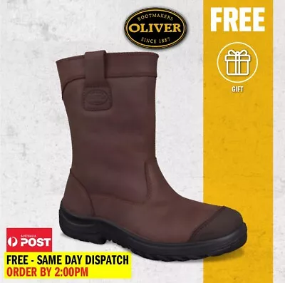 Oliver 34692 Steel Toe Safety Work Boots Pull On Riggers & Mining UPGRADED STYL • $165