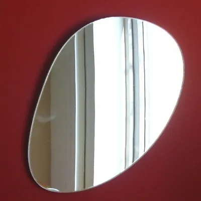 £23.72 • Buy Long Pebble Shaped Mirrors, (Shatterproof Safety Acrylic Mirrors, Several Sizes)